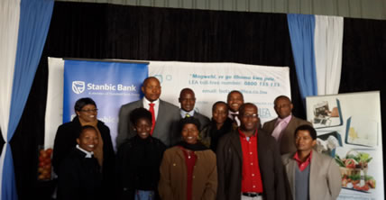 Stanbic Bank donation and prize handover for LEA incubatees