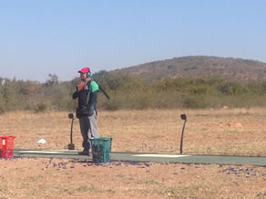 shooter out in Rasesa at Spar Autoball competition